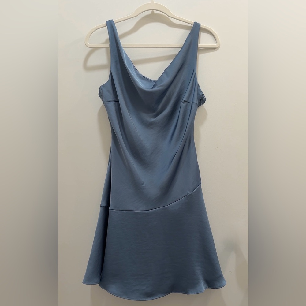 Wild Fable Asymmetrical Blue Dress